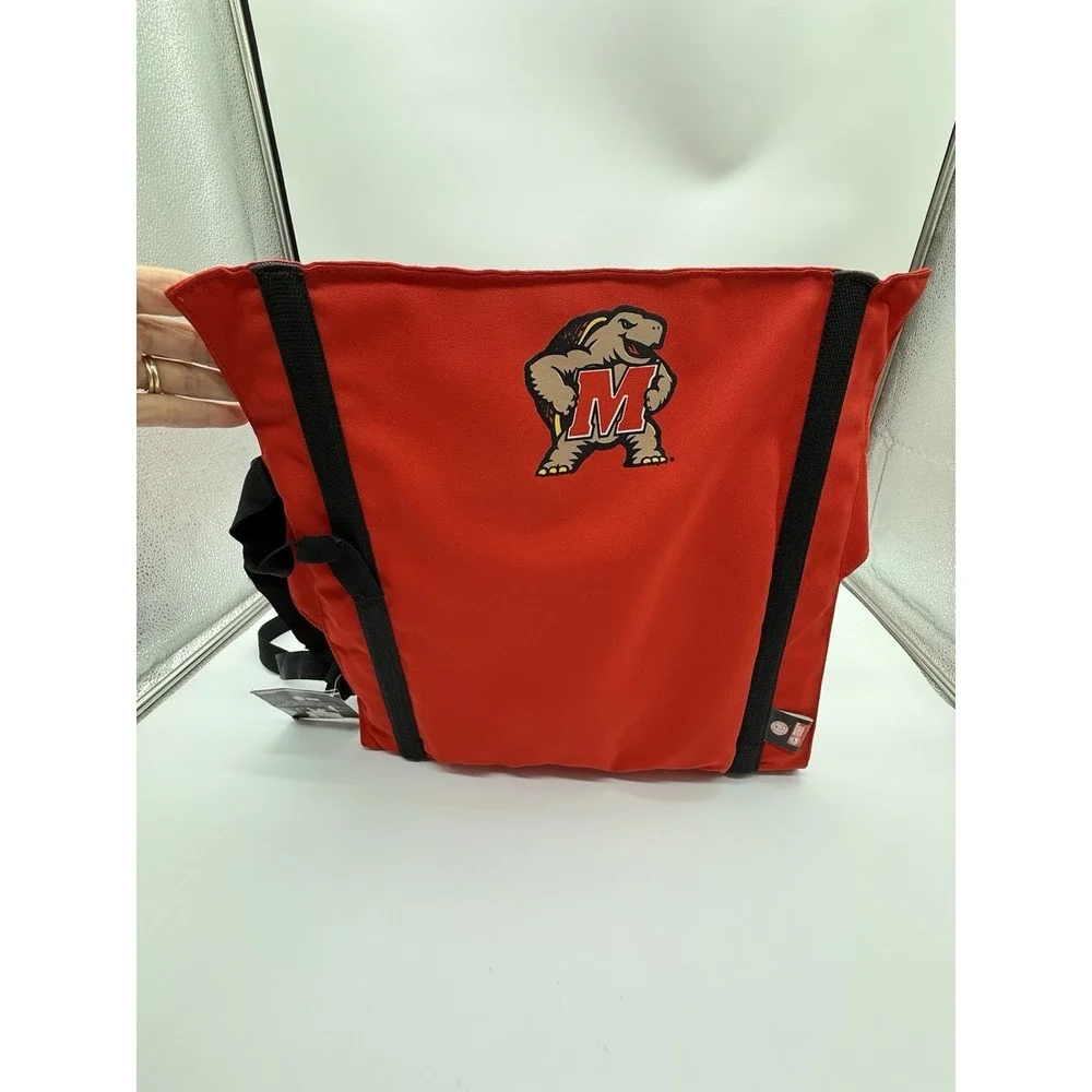 Maryland Terrapins Fold Up Stadium Seat Bleacher Cushion With Tags